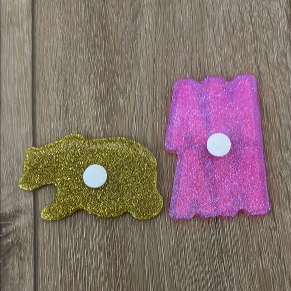 Simply Southern MAMA Tote Charms Glittery, set of 2 - Picture 4 of 4